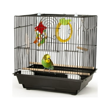 Caitec Featherland ParadiseStarter Kit Bird Cage, Black
