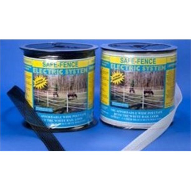 K3 200' Roll SafeFence 1.5" White, Powerfields, EACH, EA, 1.5" wide