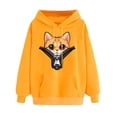 thumbnail image 2 of PNTUTB Women's Round Neck Print Winter Hoodie Sweatshirt Long Sleeved Comfortable Casual Pullover, 2 of 6