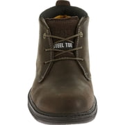 Caterpillar Mens Inherit Mid Steel Toe Brown Boot 10 W