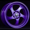 thumbnail image 2 of For 15x8.25 inch (1 Single Wheel Only) JNC Wheels - 15" JNC034 Candy Purple Rim - 4x100 JNC Wheels-18515623302, 2 of 2