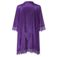 thumbnail image 4 of Fengqque Women's Lady Sexy Lace Sleepwear Satin Nightwear Lingerie Pajamas Suit, 4 of 9