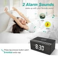 thumbnail image 6 of ANJANK Wooden Digital Alarm Clock FM Radio,10W Fast Wireless Charger Station for iPhone/Samsung Galaxy,5 Level Dimmer,USB Charging Port,2 Wake up Sounds,Bedrooms Sleep Timer,Wood LED Clock, 6 of 8