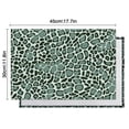 thumbnail image 5 of Green and Dark Green Giraffe Pattern Summer Placemats Table Placemats Set Of 6-Linen Kitchen Washable Placemats Table Mats 11.8"x17.7"Non-Slip Heat Resistant, 5 of 5