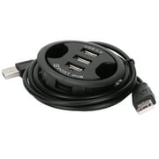 NFTIGB JK38h USB 2.0 Hub 3-Port Desktop Round Shape Docking Station (3.54 inches / 9 cm)