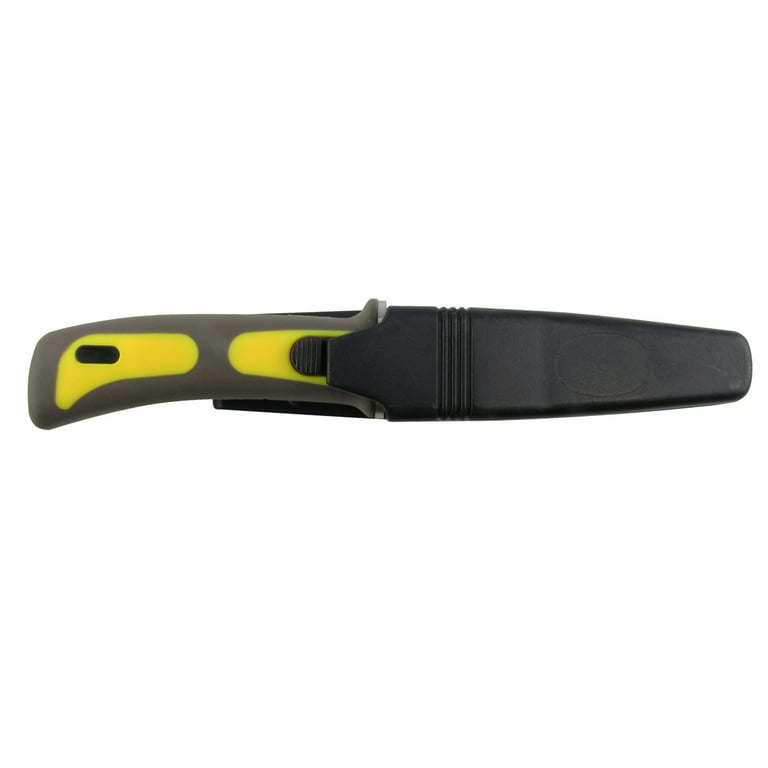 9 Yellow Dive Knife w/Line Cutter SCUBA Equipment/Snorkeling Gear