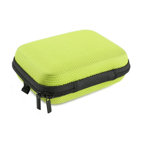 Geekria Shield Case Compatible with Bose, Jabra, Philips, Sennheiser In-Ear Headphones, Replacement Protective Hard Shell Travel Carrying Bag with Accessories Storage (Yellow-Green)