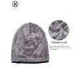 thumbnail image 6 of Luxtrada Mens Winter Warm Knitting Hats Plain Skull Beanie Cuff Toboggan Knit Cap (Navy), 6 of 8
