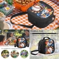 thumbnail image 6 of Yspwyqan Baseball Batter Splash 4Pcs Backpack Set with Lunch Box Pencil Case Water Bottle, 17 Inch Multi-Pocket Lightweight Boys Backpack Set for Elementary Middle School, 6 of 7