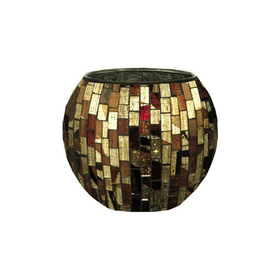 Springdale 5.25"H Bella Terra Mosaic Art Glass Candle Holder