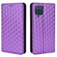 thumbnail image 2 of Dteck Case For Samsung Galaxy A12,Magnetic Pattern Leather Card Holder Wallet Case Hybrid Rubber Kickstand Protective Cover,Purple, 2 of 6