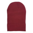 thumbnail image 3 of Empire Cove Knit Cuffed Beanie Hat Cap Warm Winter Men Women Soft Toboggan Maroon, 3 of 6