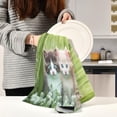 thumbnail image 6 of Dreamtimes Funny Cats Kitchen Towels 18x28inch Ultra Soft Absorbent Quick Drying Kitchen Dish Towels Washable Cleaning Cloths Hand Towels Tea and Bar Towels, 6 Pack, 6 of 7