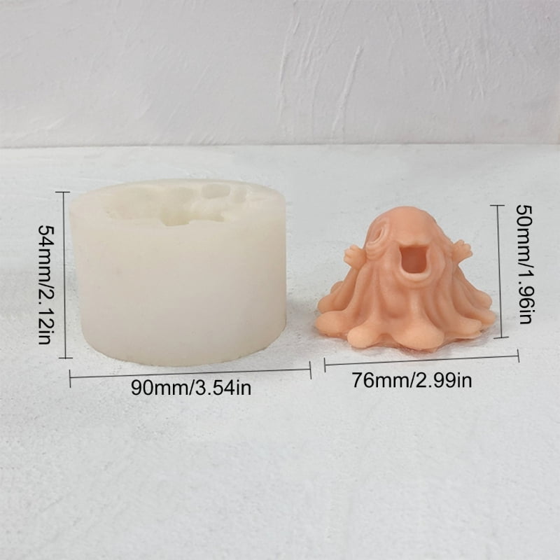 Zecic 3D Ghostes Silicone Mould Candle Molds Casting Molds Resins Molds Baking Molds Decorations