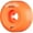 Orange, variant on Mini Logo A-Cut Skateboard Wheels 101a 54mm Orange