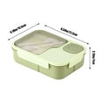 thumbnail image 3 of EGNMCR Kitchen Utensils Set, Adult Lunch Box 1450ml 3 Compartments Student Sealed Plastic Lunch Box Adult Lunch Box With Spoon And Fork Leak Proof Microwavable lunch boxes, 3 of 6