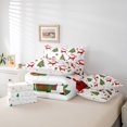 thumbnail image 6 of Manfei Western Xmas Festive 7-Piece Twin Bedding,Kawaii Christmas Tree Bedding Comforter Set,Xmas Reversible, 6 of 7