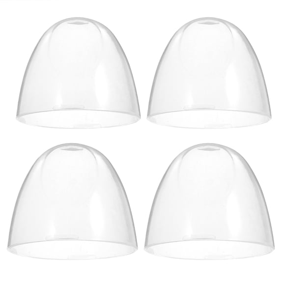Pawsdot 4Pcs Replacement Caps for Bottle Reusable Plastic Leak Proof Transparent for Parents and Caregivers
