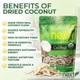 thumbnail image 3 of Next Organics Dried Coconut Chips, Unsweetened, USDA Organic, 16oz, 1-Pack, 3 of 7