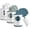Blue Matte, variant on Touch-Up Paint | Matte Finish for Cabinets, Walls, Doors & Furniture | Multi-Tone Gray Repair Kit | Quick-Dry, Self-Priming, Low-Odor, Eco-Friendly | No-Sanding or Primer Needed | 3 Pack