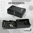 thumbnail image 3 of Kingsley Key Lock Box - Guard-a-Key, Secure Weatherproof Key Box Wall Mount for Indoors and Outdoors, 4 Digit Resettable Combination Code, Large Capacity for Storing Spare Keys, 3 of 8