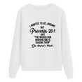 thumbnail image 5 of Vedolay Womens Sweatshirts Women's Casual Long Sleeve Crew Neck Relaxed Fit Pullovers Sweatshirts,White L, 5 of 5