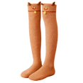 thumbnail image 3 of Christmas Gift Womens Knee High Fitness Thigh High Stockings for Women Soft Winter Women's Compression Socks Orange, 3 of 4