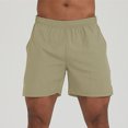 thumbnail image 1 of pstuiky Pantalones cortos para hombre, Pantalones cortos casuales de verano para hombre, de color liso, con bolsillos, para actividades al aire libre, secado rápido Pantalones cortos de golf, 1 of 7