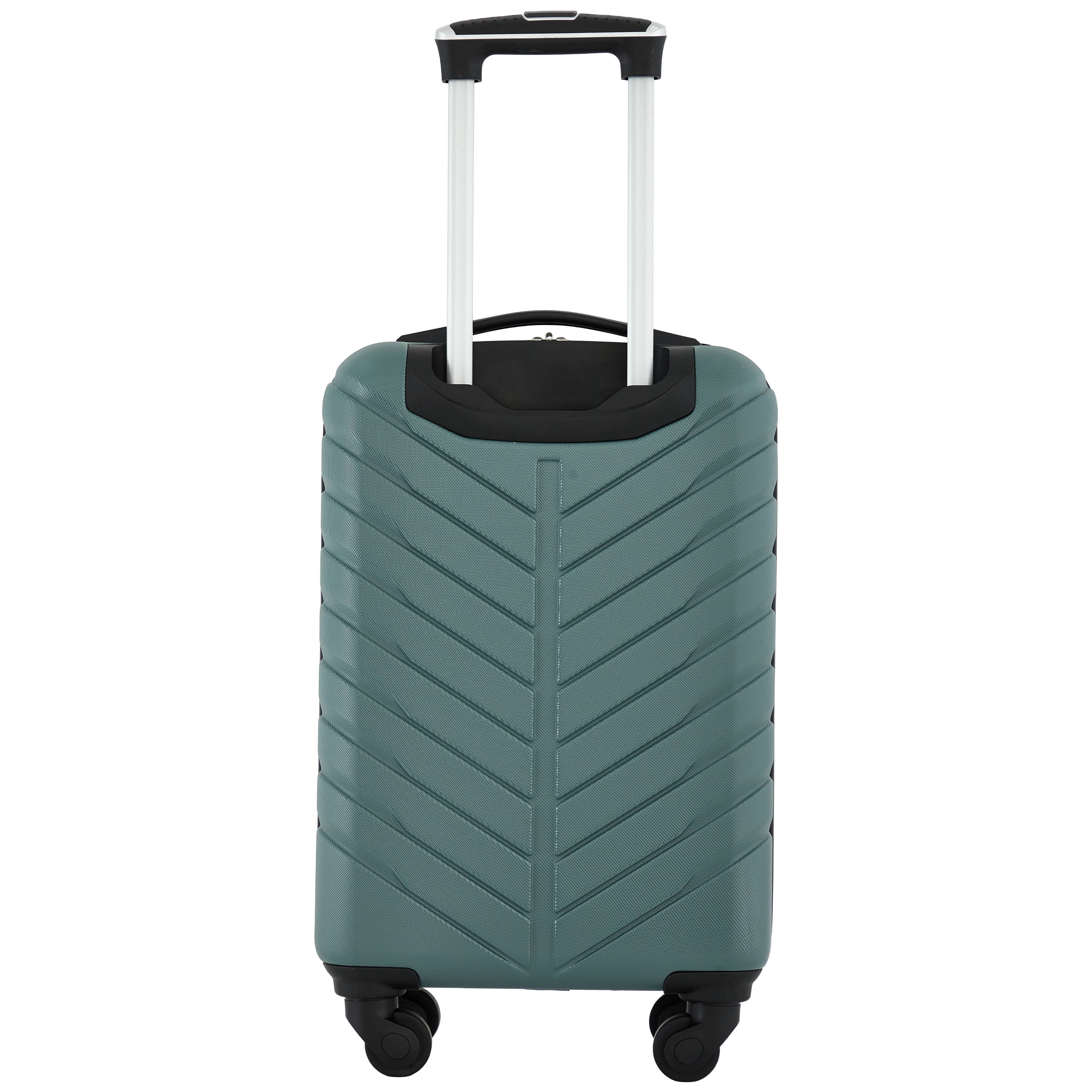 Wrangler 20-inch Carry-On Rolling Hard Side Spinner Luggage, Green