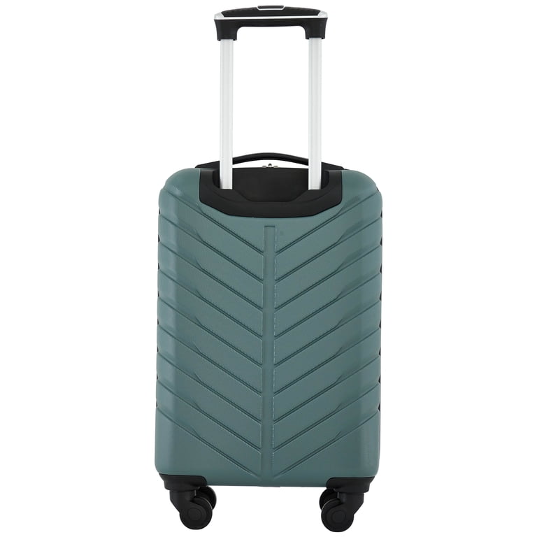 Wrangler 20 Inch Carry-On Spinner Luggage, Green photo 8