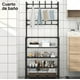 thumbnail image 3 of Multifunción Zapatero Perchero Y Sombrerero Negro 5 Niveles Belug  Mueble Perchero Organizador, 3 of 4