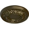 thumbnail image 3 of Ekena Millwork 7 1/2"OD x 1 1/8"P Odessa Ceiling Medallion (Fits Canopies up to 2 1/2"), Hand-Painted Brass, 3 of 7