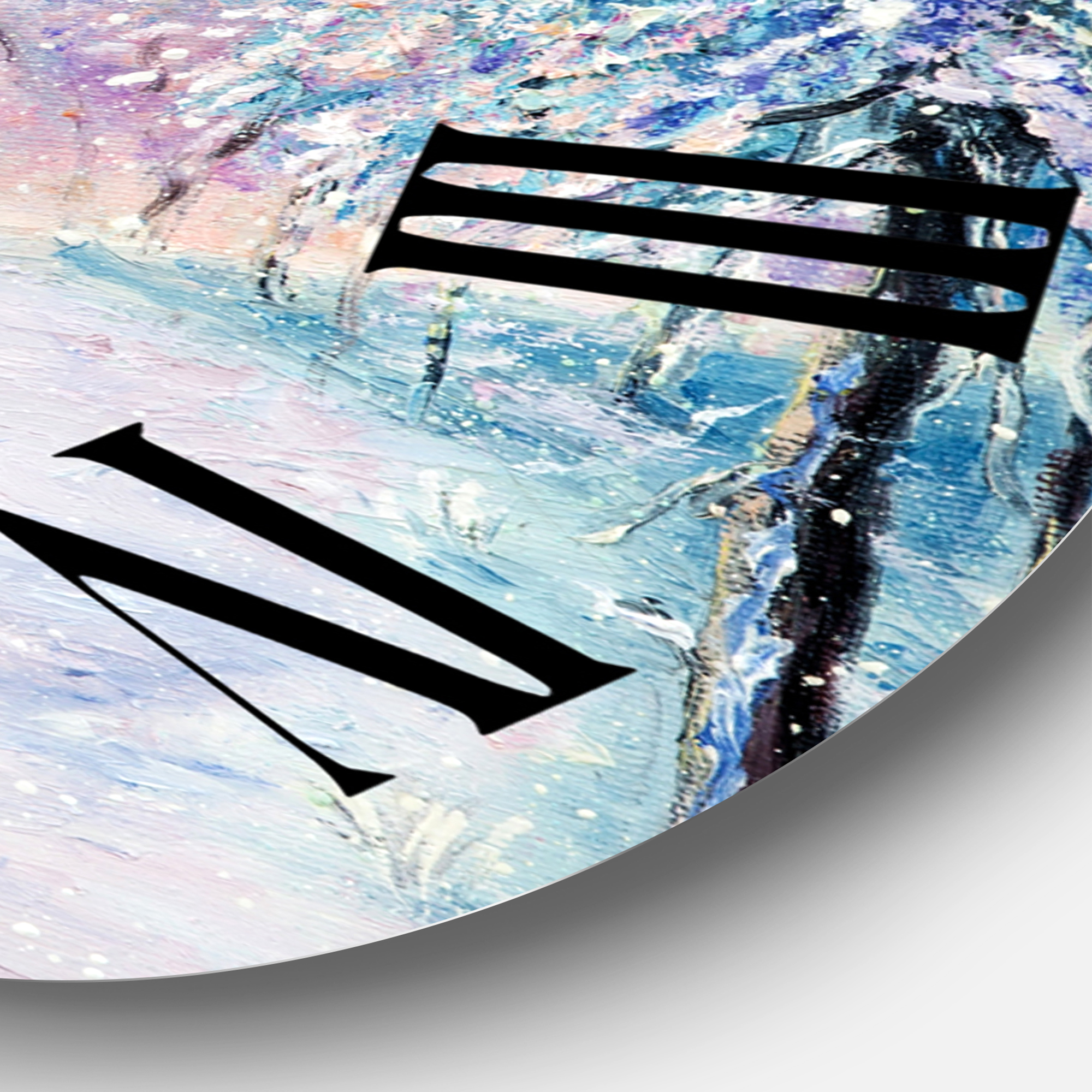 Designart 1 in Quartz Traditional Wall Clock