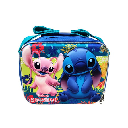 Boys Girls Disney Lilo & Stitch Lunch Bag Insulated 3D Molded w ...