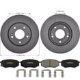 thumbnail image 7 of Front Brake Rotors & Ceramic Pads Kit for 15-19 Kia Hyundai Goodyear PRK3615F, 7 of 7