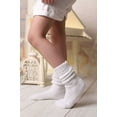 thumbnail image 2 of Kids' Convertible Knee Socks (1 Pair) - Stretchy Cotton Blend Socks for Girls & Boys Ages 3-15, 2 of 7