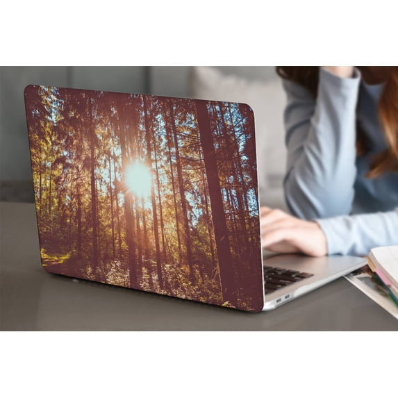 KSK KAISHEK Hard Shell Cover Compatible Newest MacBook Pro 15" with Retina Display Touch ID + Black Keyboard Cover Model: A1707&A1990 (Landscape 88_1)