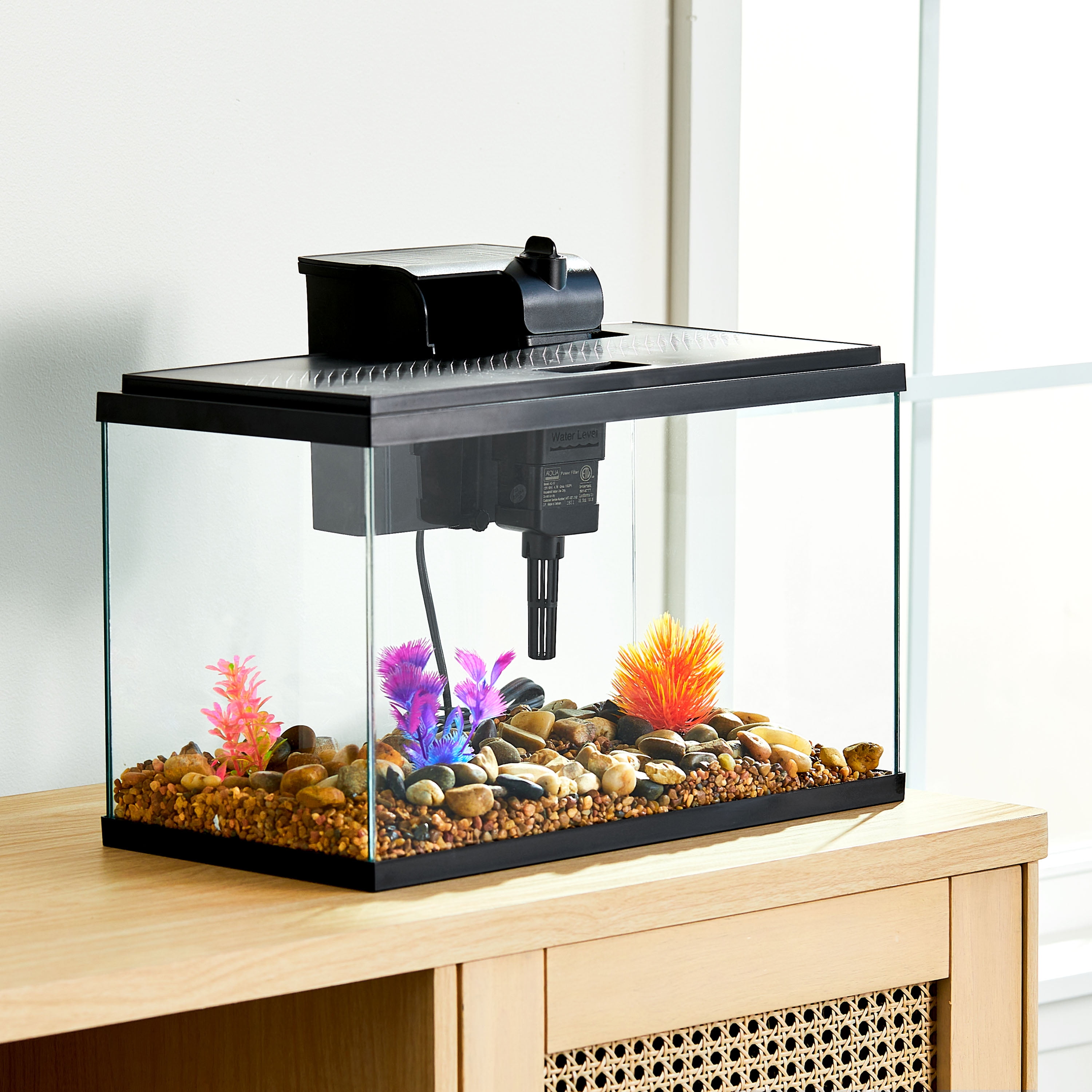 Aqua Culture 5 Gallon Glass Aquarium Starter Kit