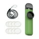 thumbnail image 1 of Kazoo con diafragma de flauta Kazoo, instrumentos musicales, fácil de tocar y tono ajustable con cordón para regalos de fiesta para principiantes , Verde, 1 of 9
