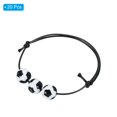 thumbnail image 3 of Unique Bargains Bracelets de Soccer, 20 Pcs Cadeaux de Soccer Bracelets Ajustables Noir Blanc, 3 of 6