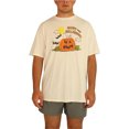 thumbnail image 1 of Junk Food - Camiseta con gráfico de Snoopy para hombre, diseño de feliz Halloween, color blanco, pequeña, 1 of 5