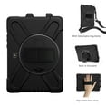 thumbnail image 6 of XYX Case for Samsung Galaxy Tab Active4 Pro/Active Pro, 360° Rotating, Hand & Shoulder Strap, Fits 10.1 inch, Black, 6 of 7