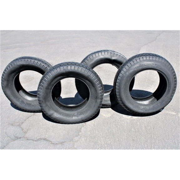 Antego ST205/75D15 Bias Trailer Tire, 6 Ply Load Range C (Set of 4)