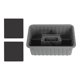 thumbnail image 3 of Caja de herramientas Organizador de piezas Gloria Estuche de almacenamiento reutilizable Gris, 3 of 9