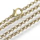 thumbnail image 1 of Iron Rolo Chains Necklace Making with Lobster Clasps Soldered Antique Bronze 23.6 inch(60cm), 1 of 2