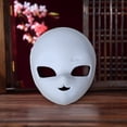 thumbnail image 4 of Cabeza peluda de PVC blanca pintada a mano, disfraz de dibujos animados, accesorio para fiesta de disfraces, cosplay, Halloween, fiesta diurna, 4 of 4