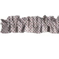 thumbnail image 2 of Mini Dots Cotton Curtain Sleeve Topper Window Treatment, 2 of 4