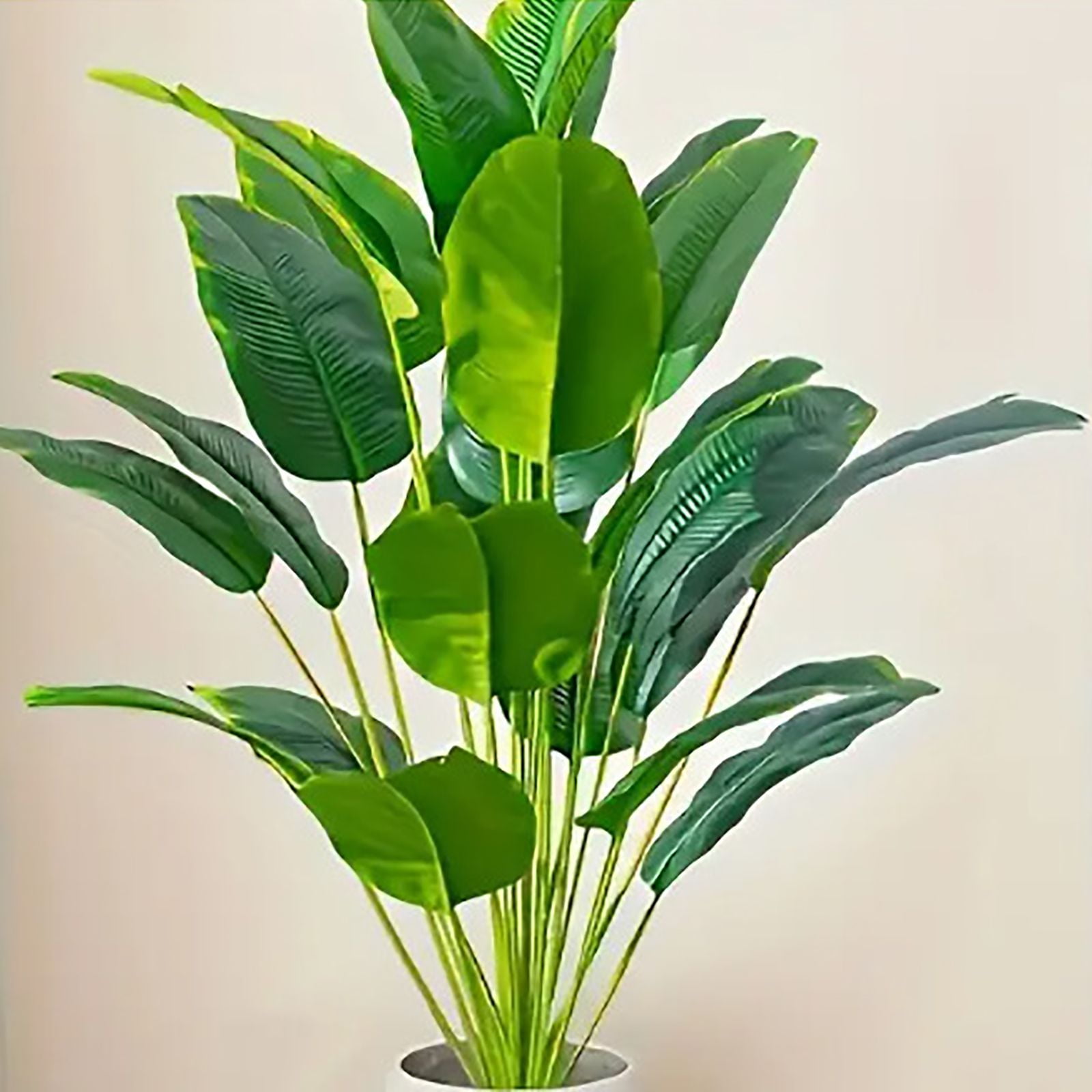 Artificial Areca Palm Tree Faux Plants 30 inch Artificial Plants Faux Fake Palm Tree Large Areca Palm Plants Tropical Leaf Greenery Family Office Indoor Outside Decor (Flowerpot not included) A3(90CM)