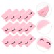 thumbnail image 3 of Bolsa organizadora de maquillaje con cremallera para cosméticos, 50 unidades, para viaje, con estampado de pestañas, 3 of 6