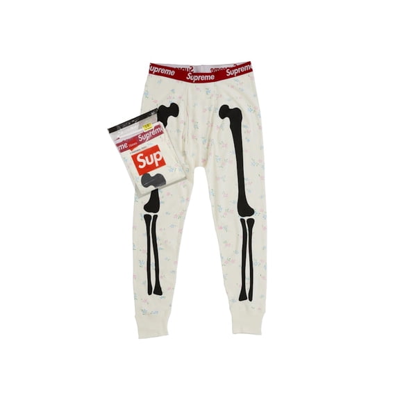 Supreme Men's Hanes Bones Thermal Pant FW25 (1 Pack) Floral, from StockX